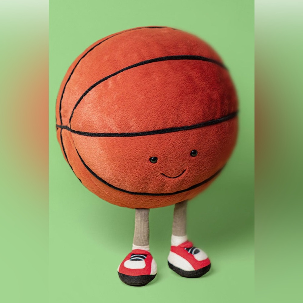 Jellycat Amuseables Sports Basketball NWT Flawed